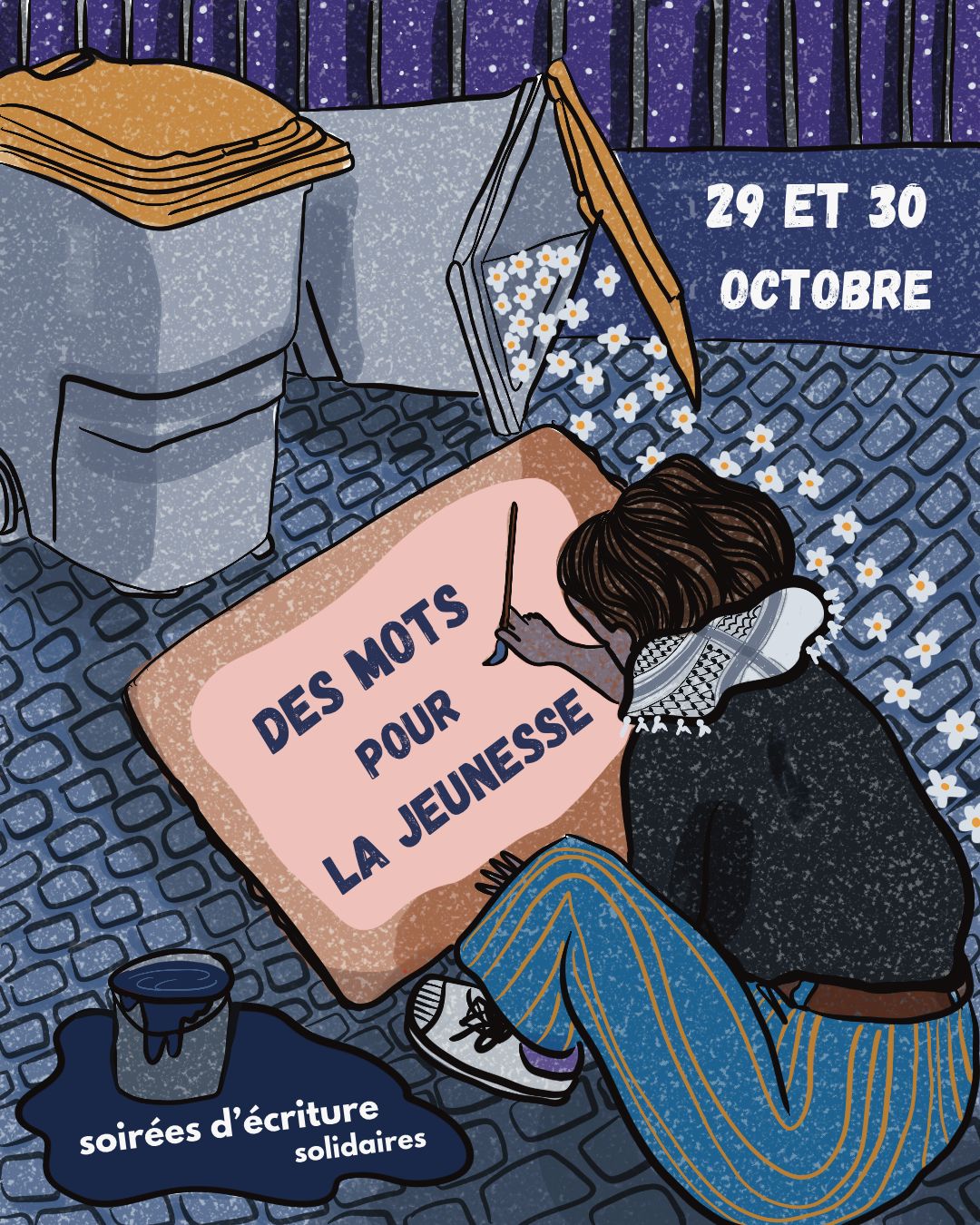 Atelier d'écriture en solidarité avec le mouvement des lycéens et étudiants