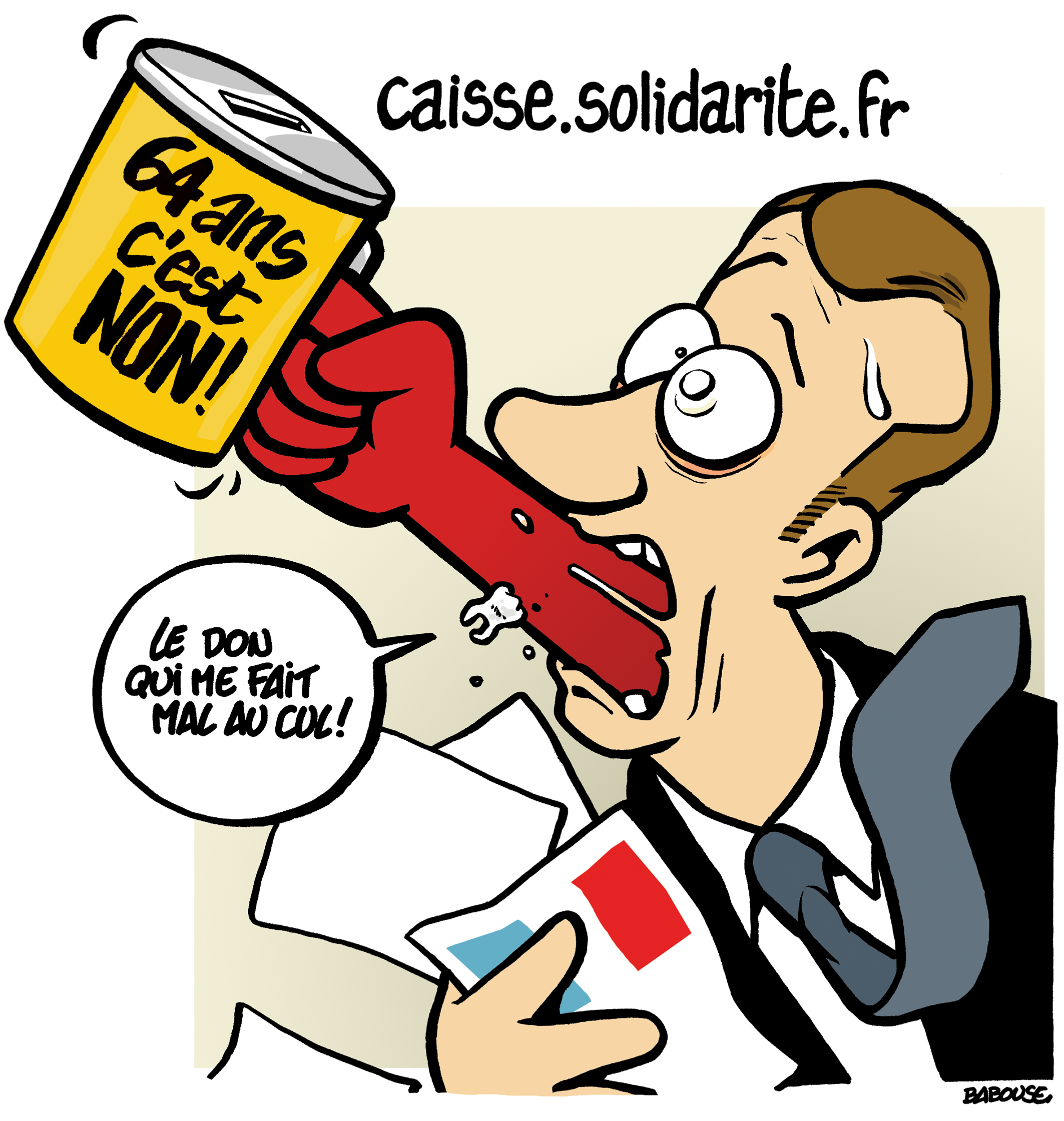 Babouse soutient les grévistes