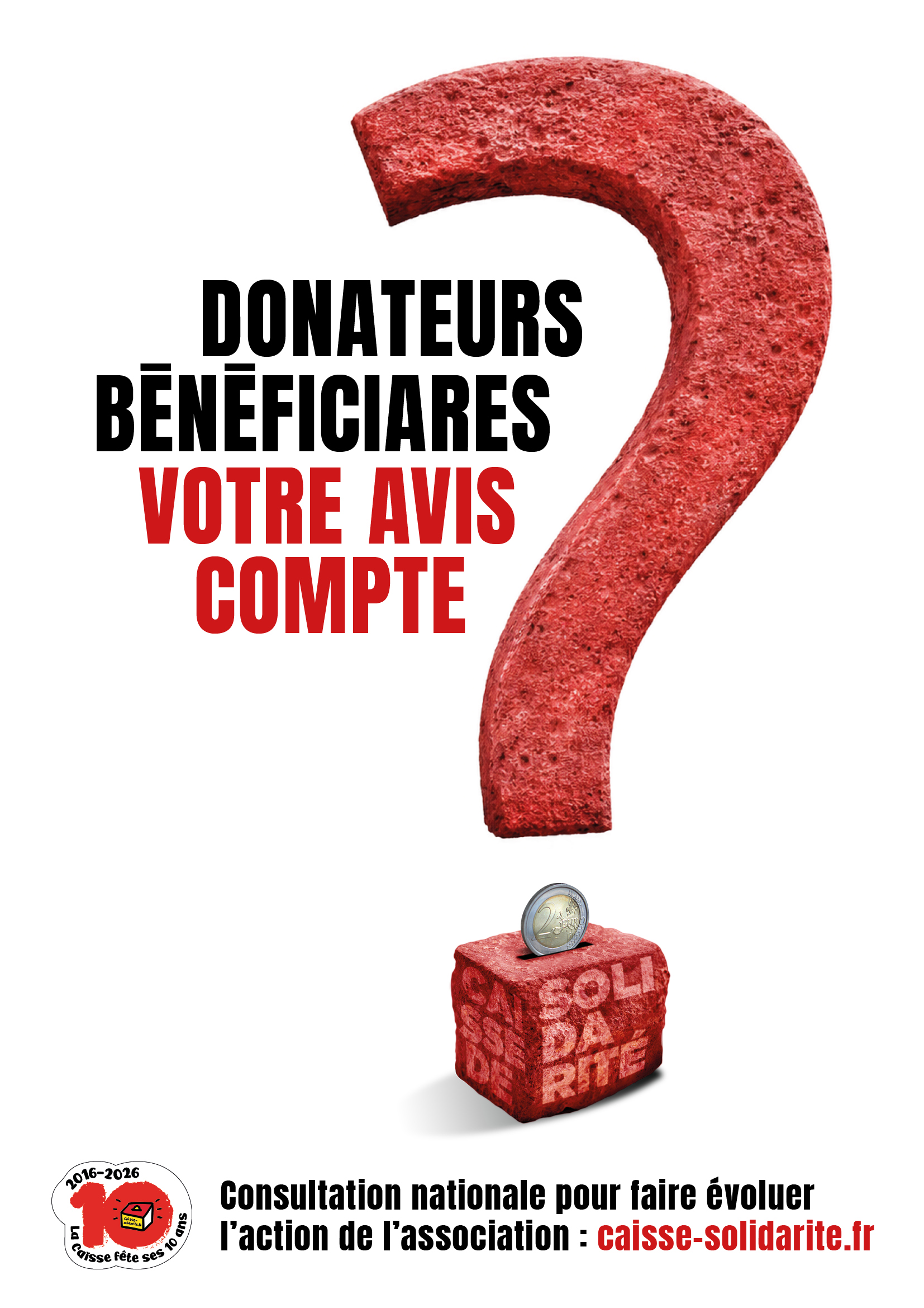Consultation nationale  des donateurs et des bénéficiaires