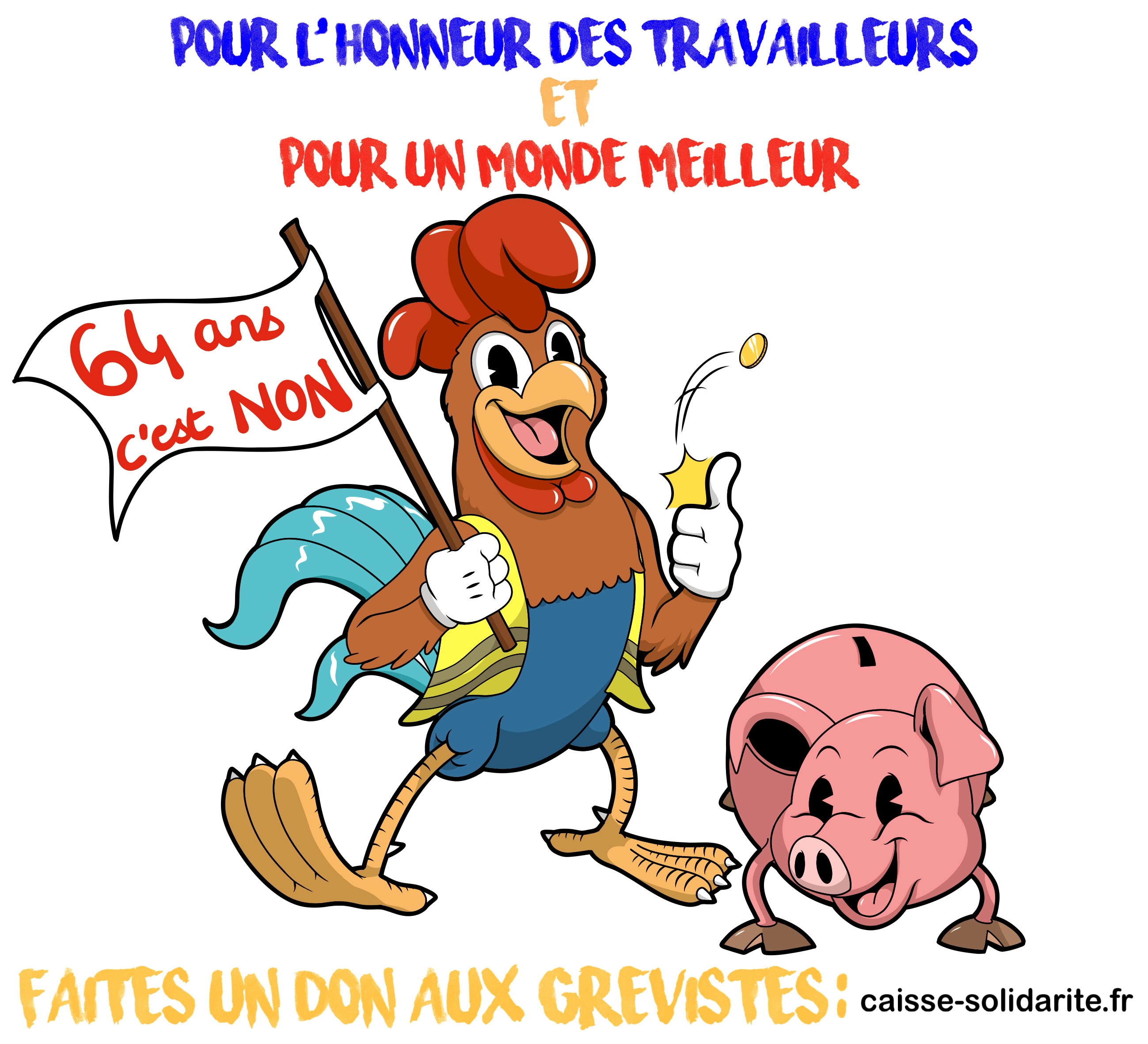 Des gilets jaunes soutiennent le mouvement