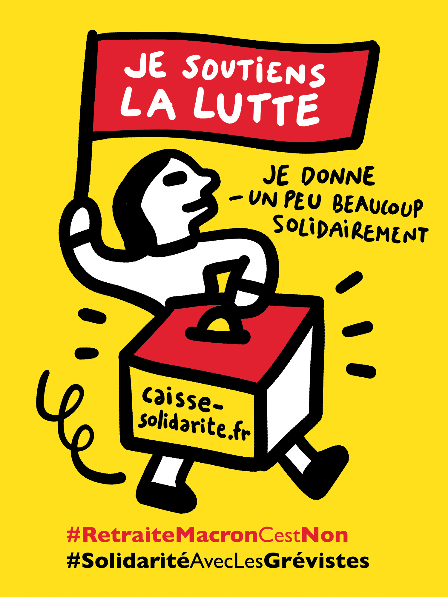 Fred Sochard, solidaire des grévistes