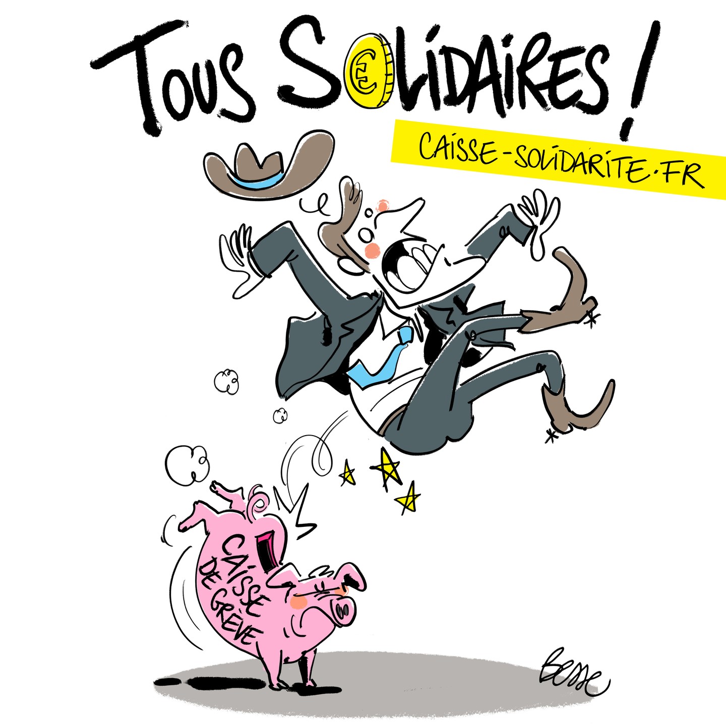 L'illustratrice Camille Besse solidaire du mouvement social