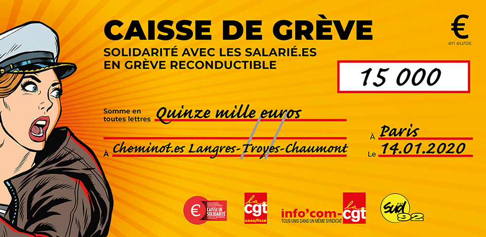 Chèque du versement à SNCF LANGRES-TROYES-CHAUMONT