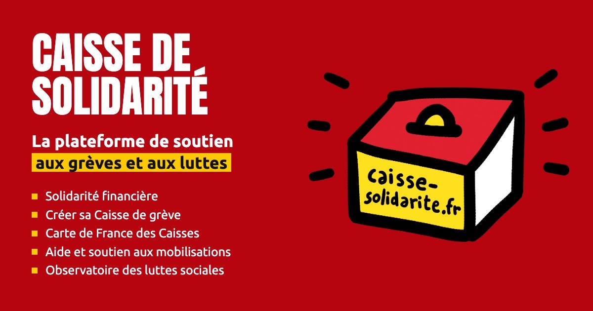 Caisse de solidarité — 8 549 189 € collectés depuis 2016